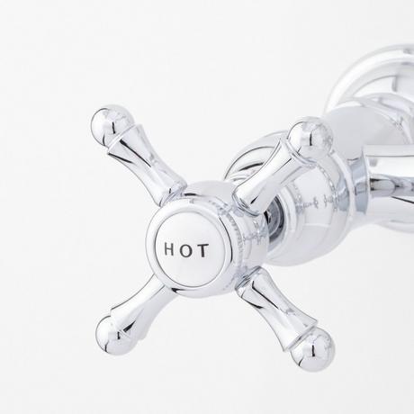 Delilah Wall-Mount Faucet - Cross Handles