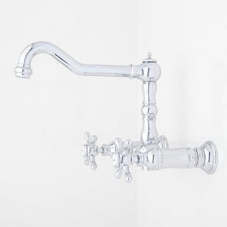 Delilah Wall-Mount Faucet - Cross Handles