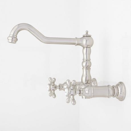 Delilah Wall-Mount Faucet - Cross Handles