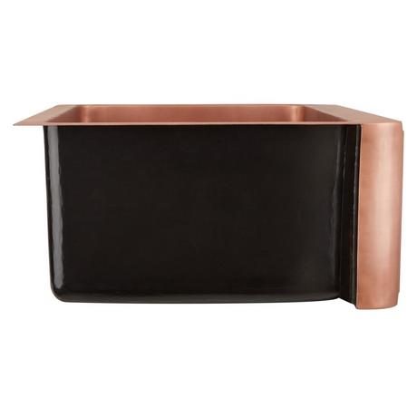 30" Weave Design Copper Farmhouse Sink