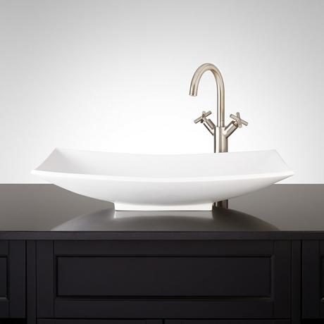 Violette Matte Solid Surface Vessel Sink