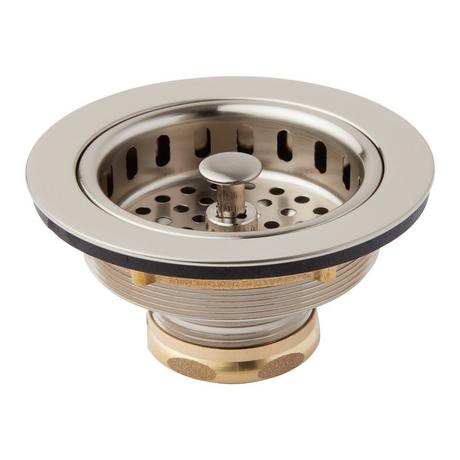 Strainer Basket with Lift Stopper - 3-1/2"