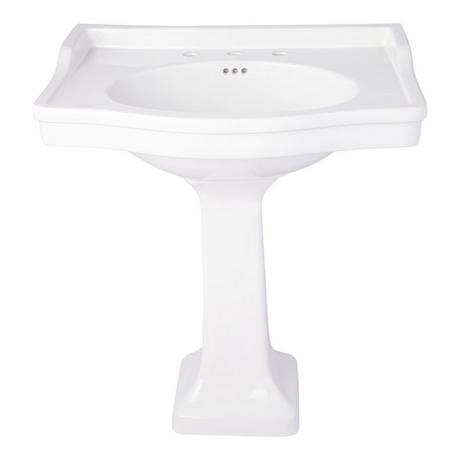 30" Cierra Porcelain Pedestal Sink
