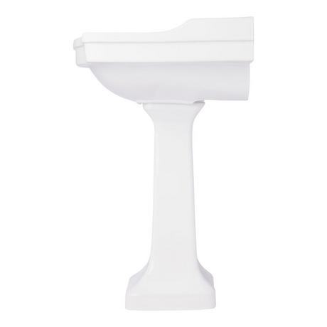 30" Cierra Porcelain Pedestal Sink