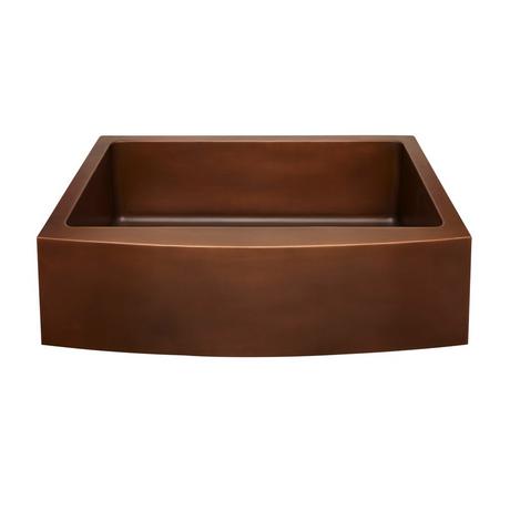 33" Kiana Curved Apron Copper Farmhouse Sink