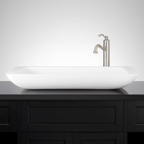 Alanna Large Matte Solid Surface Vessel Sink