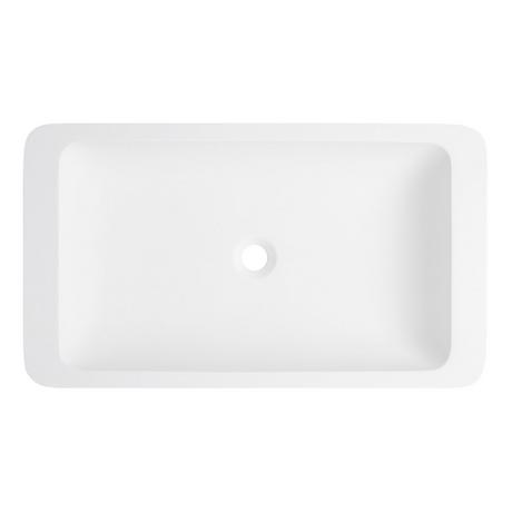 Alanna Large Matte Solid Surface Vessel Sink