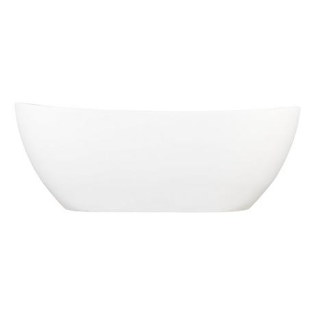 64" Winifred Solid Surface Freestanding Tub