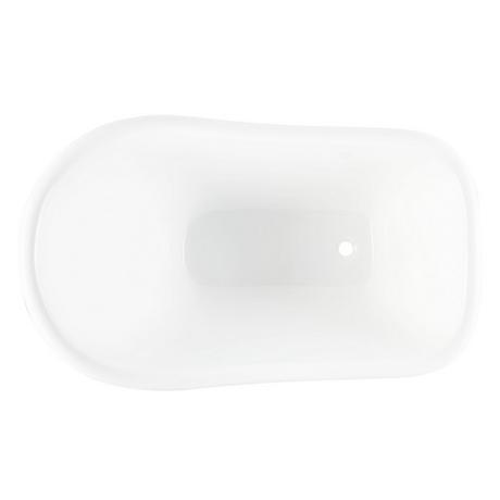 52" Winton Cast Iron Skirted Slipper Tub - No Overflow