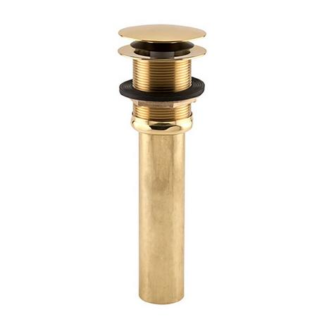 Mushroom Pop-Up Straight Tub Drain - 1-1/2" Tubing