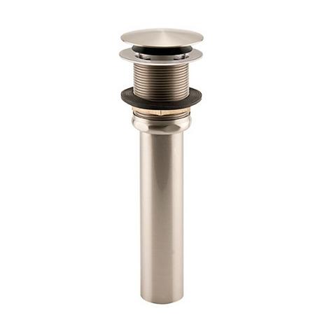 Mushroom Pop-Up Straight Tub Drain - 1-1/2" Tubing