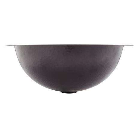 Alena Hammered Copper Drop-In Sink - Dark Antique - Certified