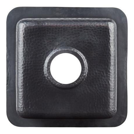 15" Merrick Dark Antique Hammered Copper Sink