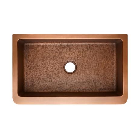 36" Raina Copper Farmhouse Sink