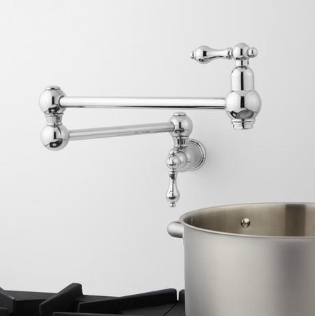 Vivan Retractable Wall-Mount Pot Filler Faucet