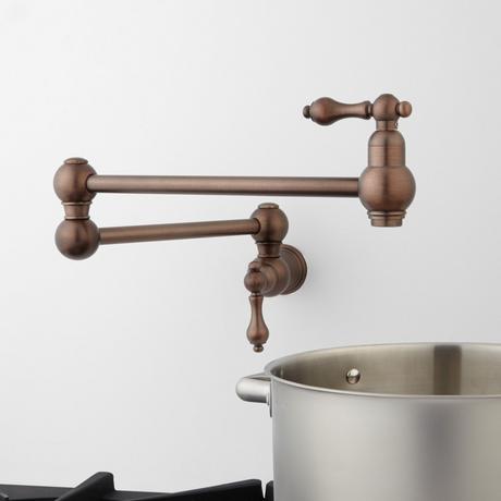 Vivan Retractable Wall-Mount Pot Filler Faucet