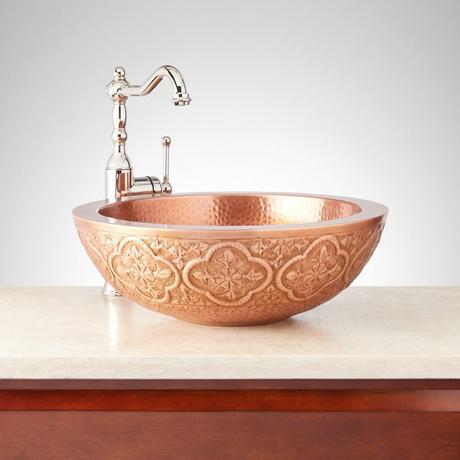 18" Bellis Double-Wall Copper Vessel Sink