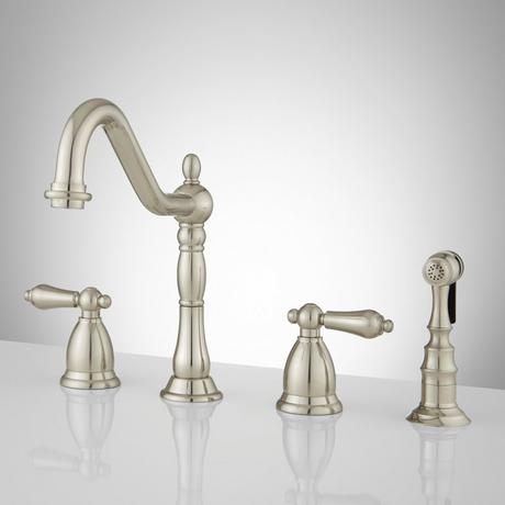 Helena Widespread Kitchen Faucet with Side Spray