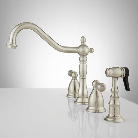 Helena Widespread Kitchen Faucet with Side Spray
