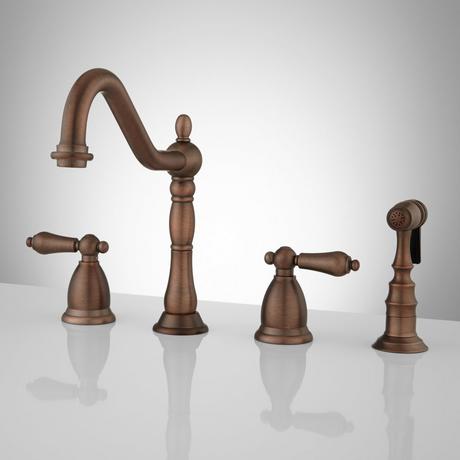 Helena Widespread Kitchen Faucet with Side Spray