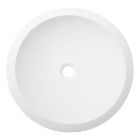 Rigel Matte Solid Surface Vessel Sink