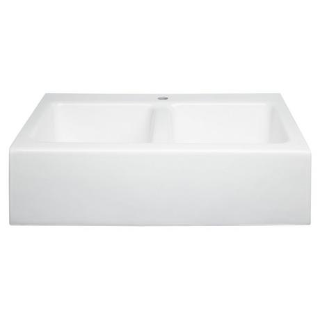 33" Angove Double-Bowl Cast Iron Farmhouse Sink