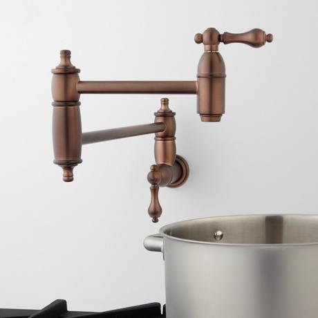 Augusta Retractable Wall-Mount Pot Filler