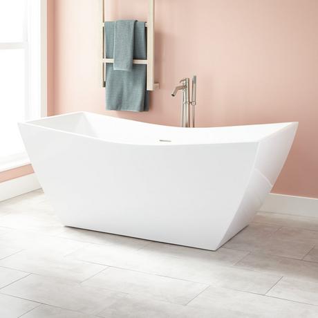 67" Renlo Acrylic Freestanding Tub