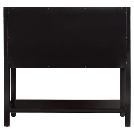 36" Robertson Console Vanity for Rectangular Undermount Sink - Black