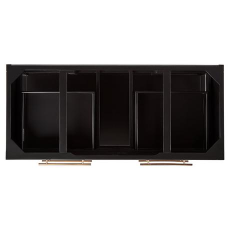 48" Robertson Vanity for Rectangular Undermount Sink - Black