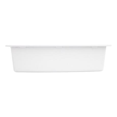 30" Holcomb Undermount Granite Composite Sink - Cloud White