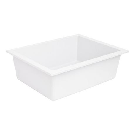 22" Holcomb Undermount Granite Composite Sink - Cloud White