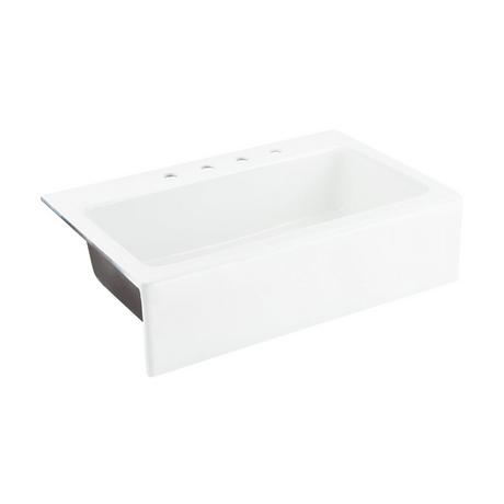 33" Almeria Cast Iron Farmhouse Kitchen Sink