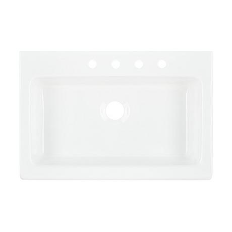 33" Almeria Cast Iron Farmhouse Kitchen Sink