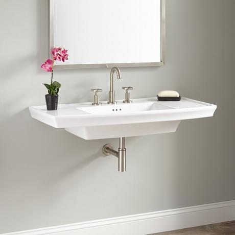 Olney Porcelain Wall-Mount Sink