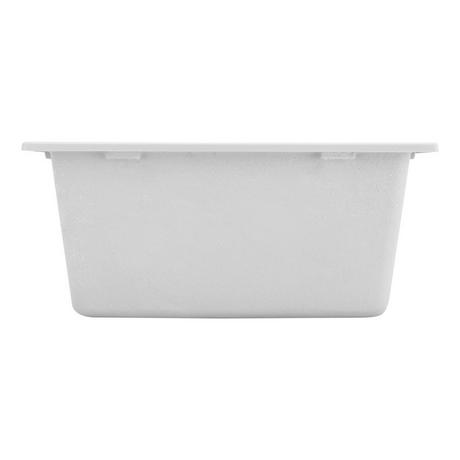 34" Allardt Drop-In Granite Composite Sink with Drainboard - Cloud White
