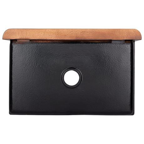 30" Fiona Hammered Copper Farmhouse Sink