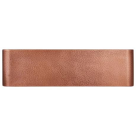 30" Fiona Hammered Copper Farmhouse Sink