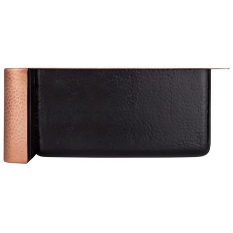 30" Fiona Hammered Copper Farmhouse Sink