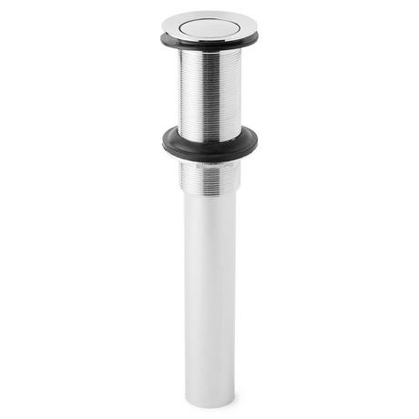 Extended Press Type Pop-Up Bathroom Drain - 1-1/2"