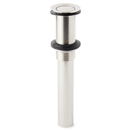 Extended Press Type Pop-Up Bathroom Drain - 1-1/2"