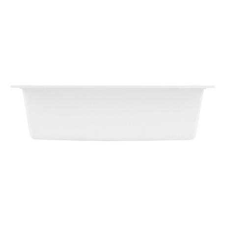 33" Algren Drop-In Granite Composite Sink - Cloud White
