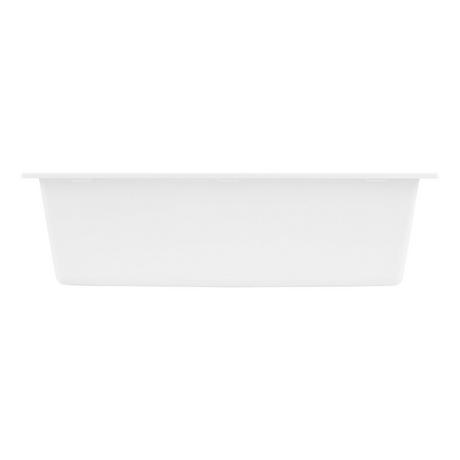 33" Algren Drop-In Granite Composite Sink - Cloud White