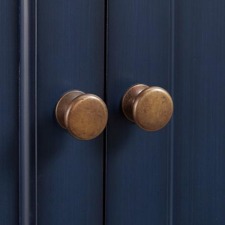 48" Keller Mahogany Vanity - Vintage Navy Blue - Vanity Cabinet Only