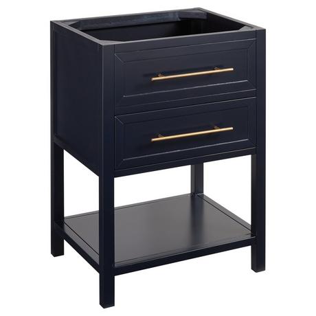 24" Robertson Mahogany Console Vanity for Rectangular Undermount Sink - Midnight Navy Blue