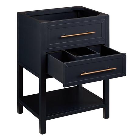 24" Robertson Mahogany Console Vanity for Rectangular Undermount Sink - Midnight Navy Blue