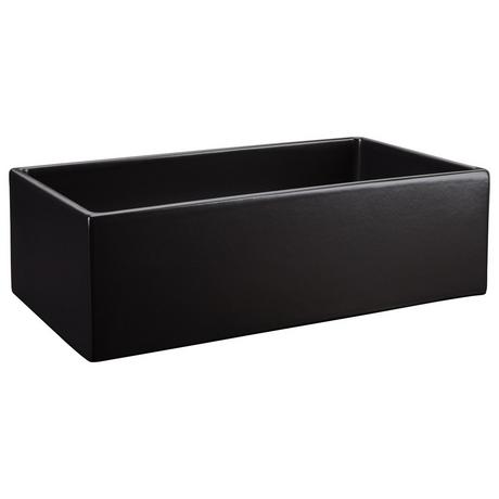 33" Torun Fireclay Farmhouse Sink - Matte Black