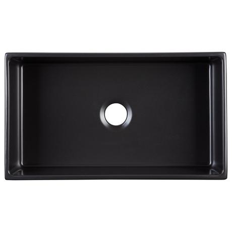 33" Torun Fireclay Farmhouse Sink - Matte Black