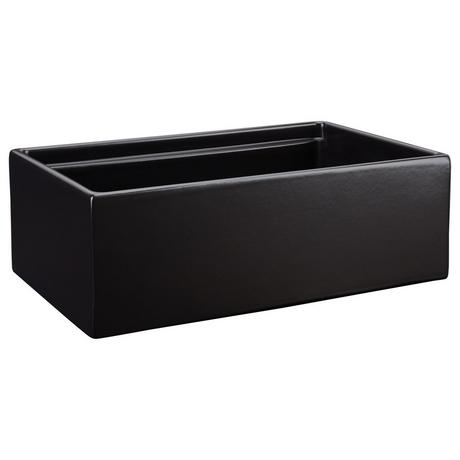 30" Brumfield Fireclay Farmhouse Sink - Matte Black