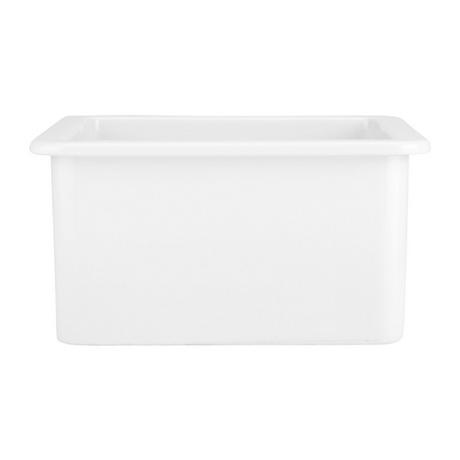 32" Derin Undermount Fireclay Sink - White